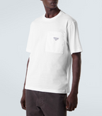 White Logo Plaqué Pocket T-shirt