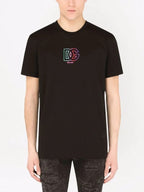 DG logo-embroidered Black T-shirt - Styledistrict