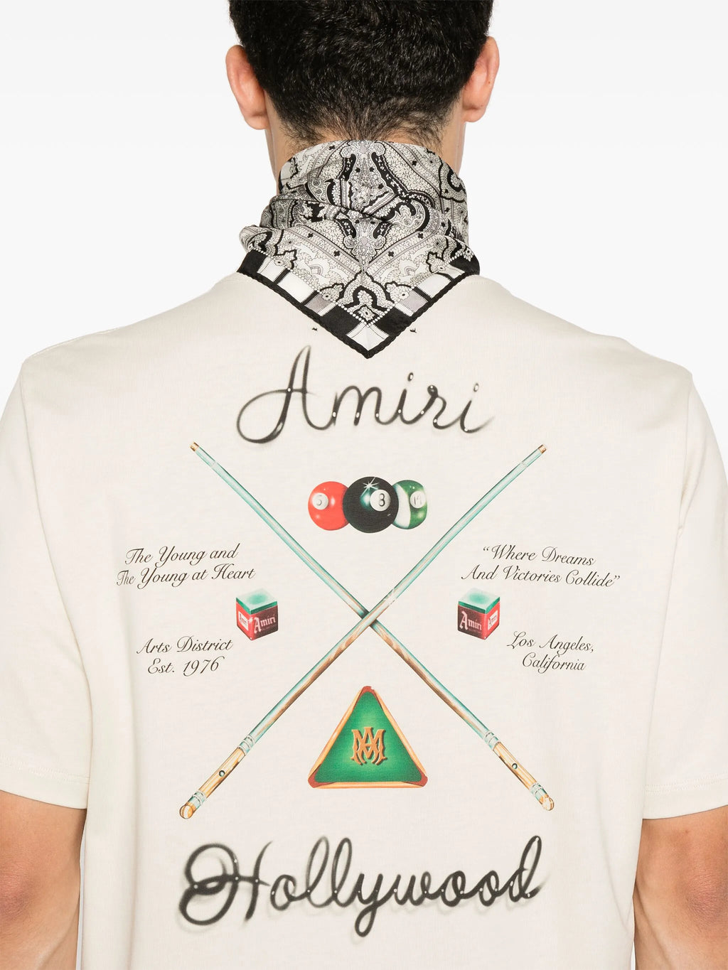 Pool Cue White T-shirt