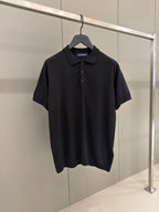 Signature Short-sleeved Black Polo shirt