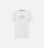 Couture Relaxed Fit White T-shirt with Embroidery