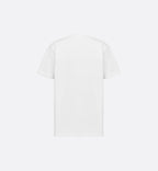 Couture Relaxed Fit White T-shirt with Embroidery