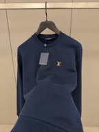 LV Patch Navy Blue Sweatshirt
