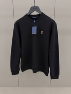 LV Patch Black Sweatshirt