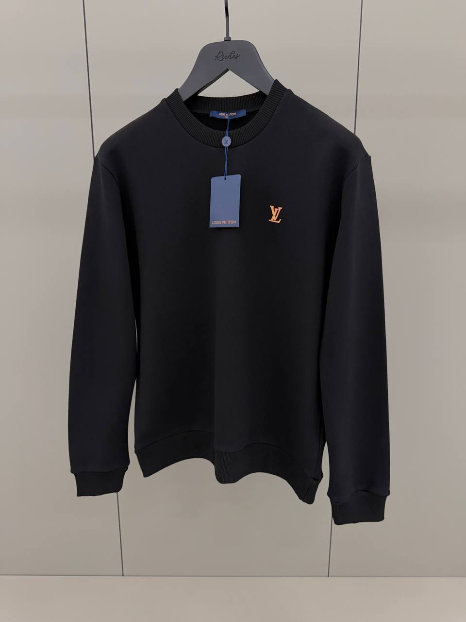 LV Patch Black Sweatshirt