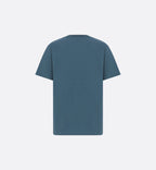 Charm Relaxed Fit Blue T-shirt