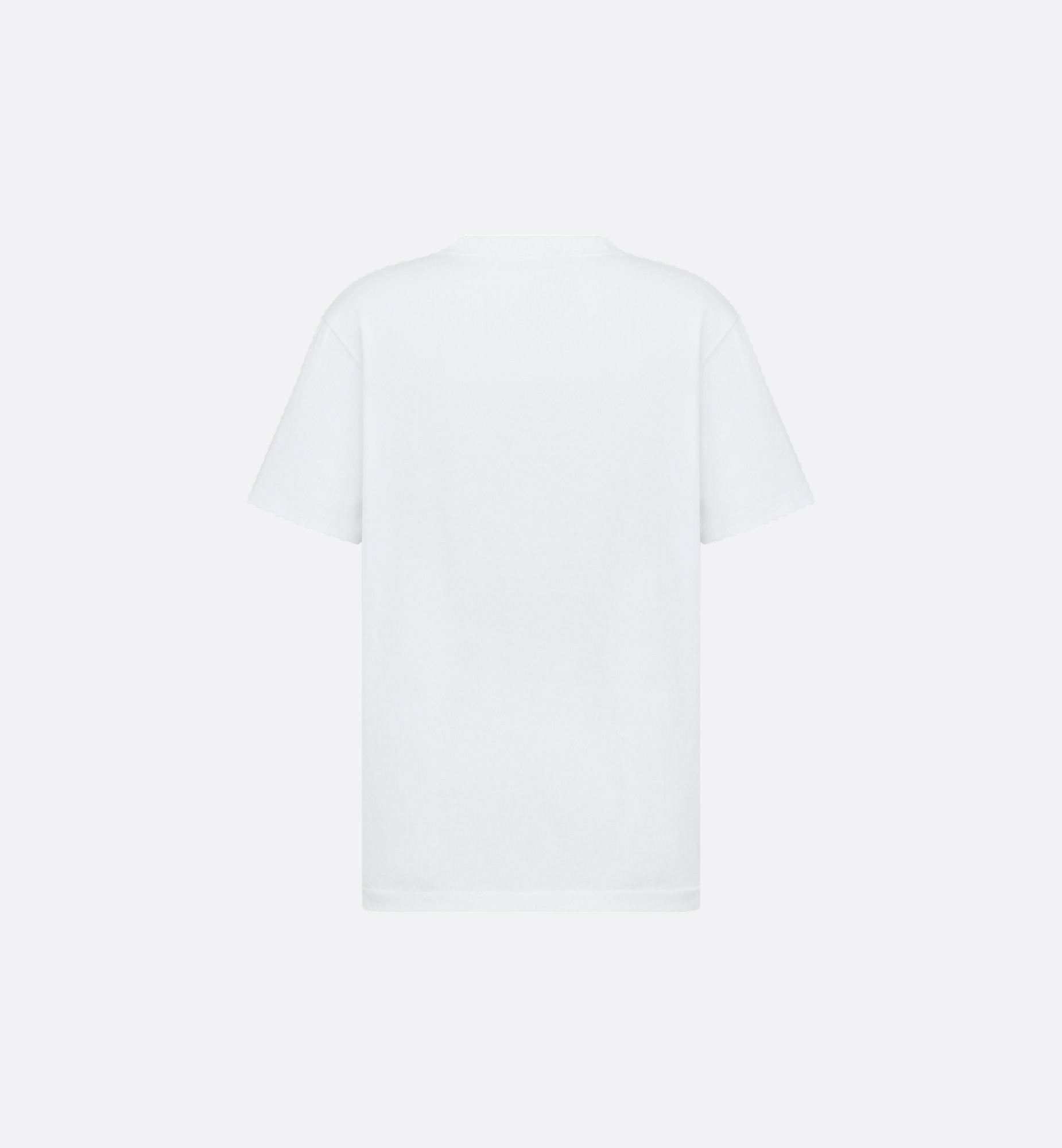 Relaxed Fit White T-shirt with Tag