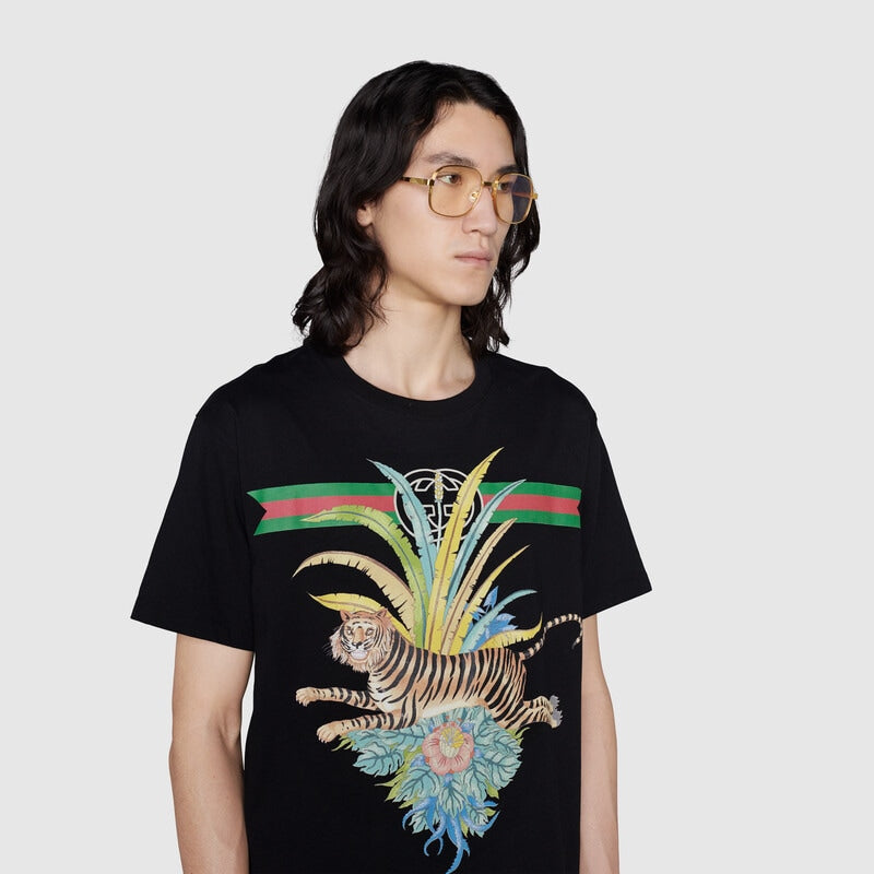 GUC Tiger Black T-shirt - Styledistrict