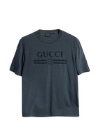 Dark Grey Cotton Jersey T-shirt
