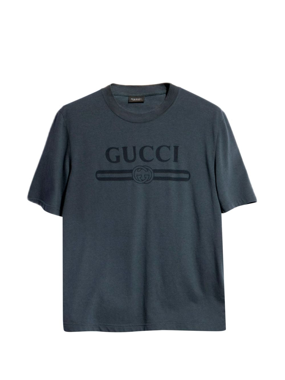 Dark Grey Cotton Jersey T-shirt