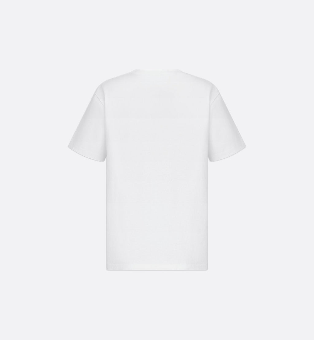 Hylton Nel Embroidered White T-shirt