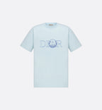 Hylton Nel Embroidered Blue T-shirt