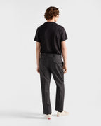 Black T-shirt with Metal Triangle Logo