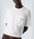 White Logo Plaqué Pocket T-shirt