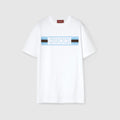 Printed Cotton Jersey White T-shirt