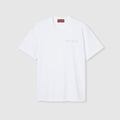 Printed Cotton Jersey White T-shirt