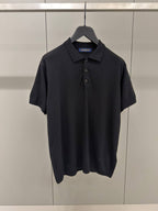 Signature Short-sleeved Black Polo shirt