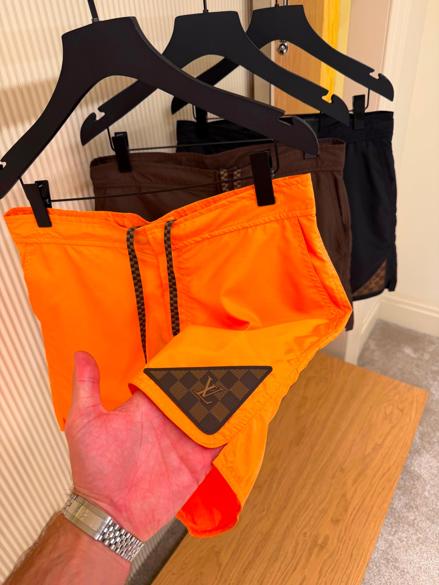 Orange Signature Swim Shorts