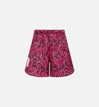 Black and Red Allover Coral Motiff Set