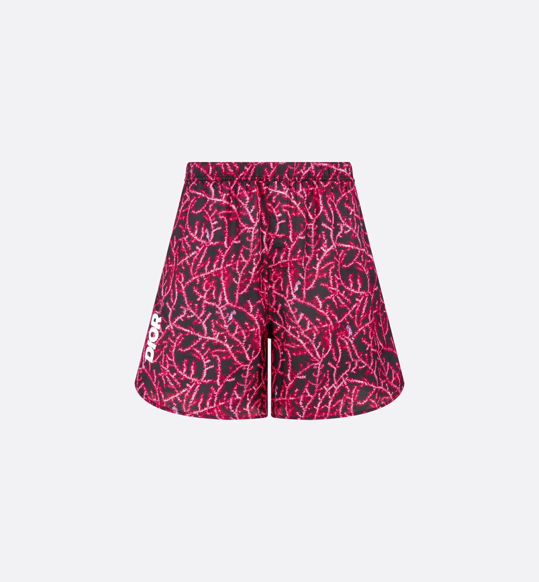 Black and Red Allover Coral Motiff Set