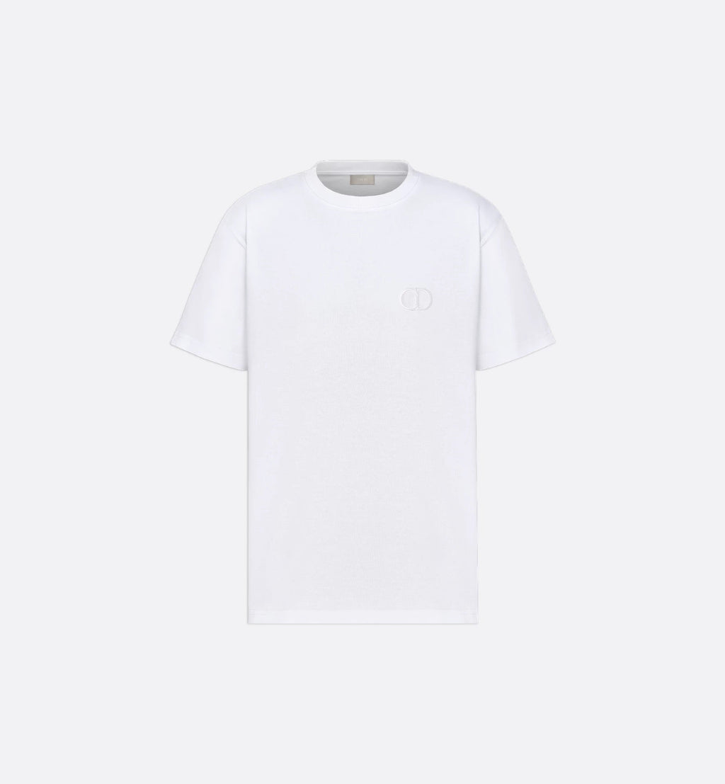 CD ICON Relaxed Fit White T-shirt