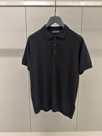 Signature Short-sleeved Black Polo shirt