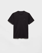 Black T-shirt with Metal Triangle Logo