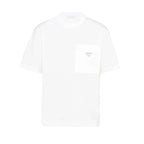 White Logo Plaqué Pocket T-shirt