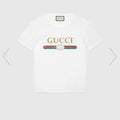 Washed White Cotton T-shirt
