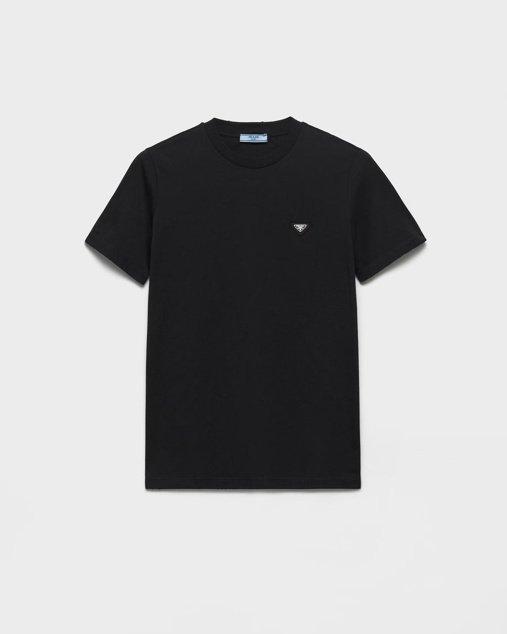 Black T-shirt with Metal Triangle Logo