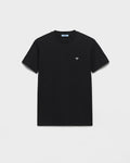 Black T-shirt with Metal Triangle Logo