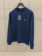 LV Patch Navy Blue Sweatshirt