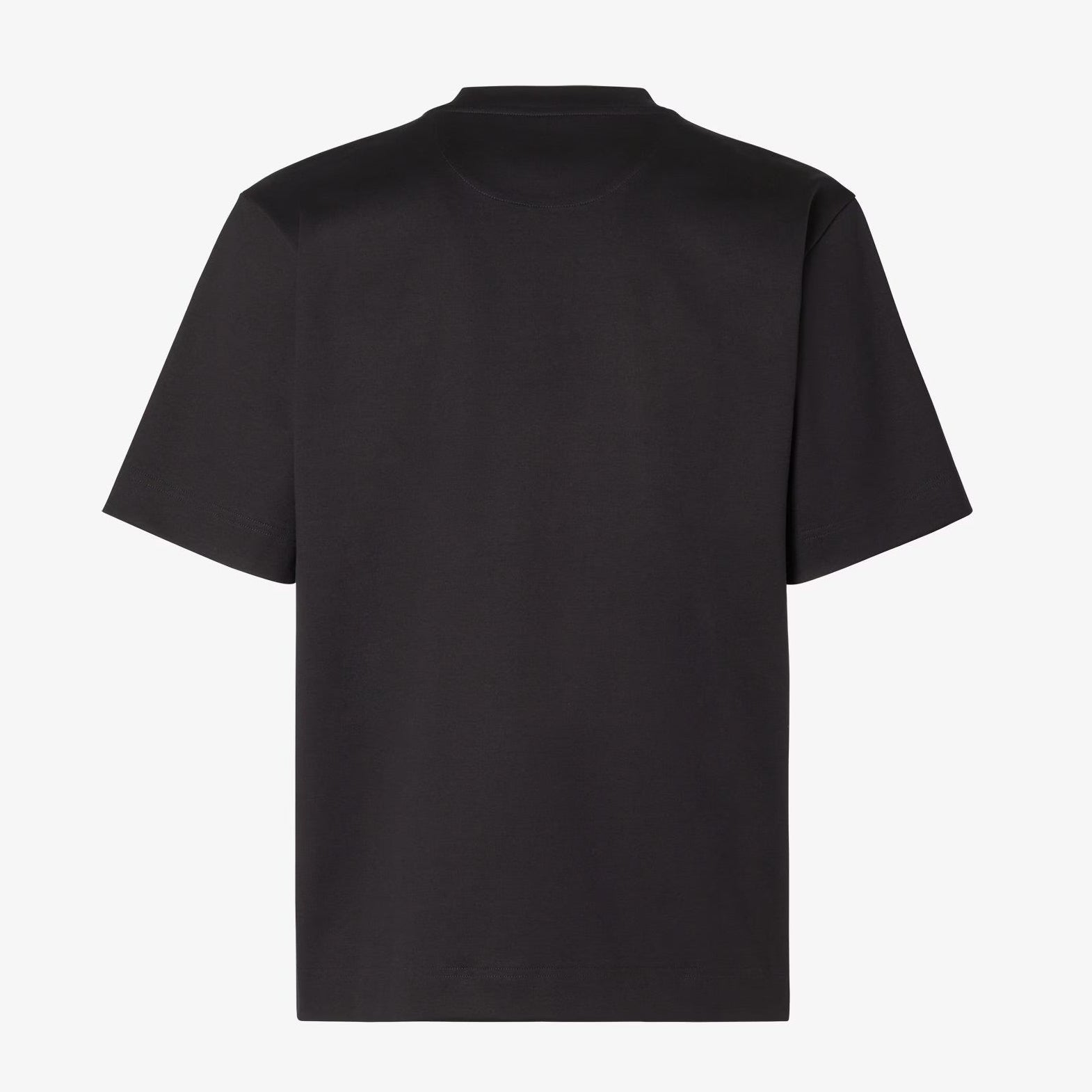 Black T-shirt with FF Embroidered Logo