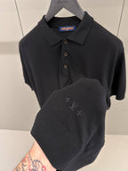 Signature Short-sleeved Black Polo shirt