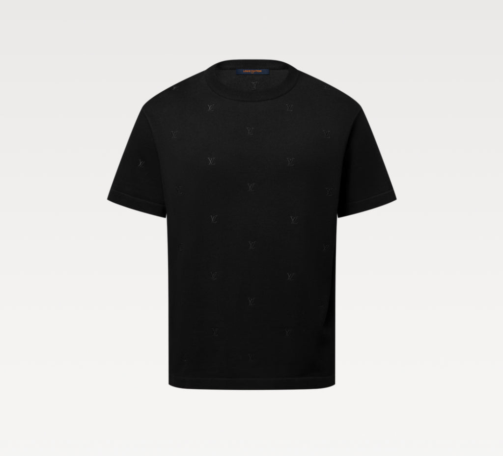 LV Blason Embroidered Short-Sleeved Crewneck