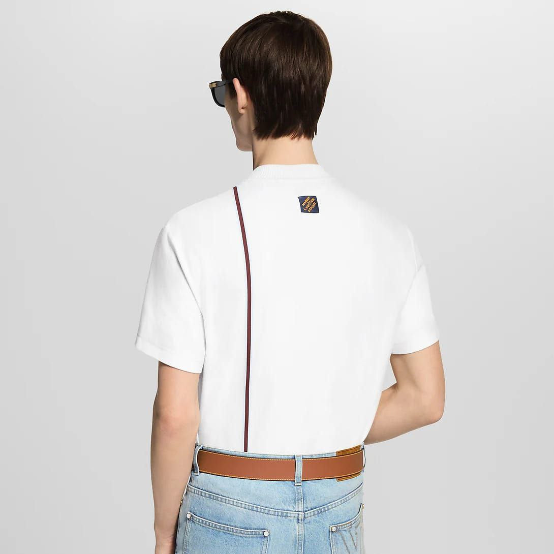 Golden Crown Patch White T-shirt