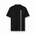 Short Sleeved Embroidered Black T-shirt