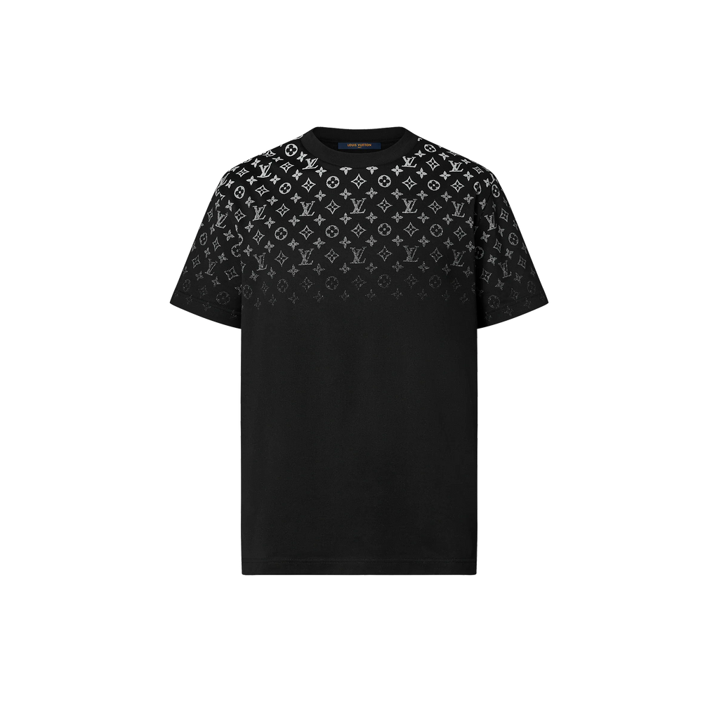 LV Icons Gradient Black Cotton T-shirt