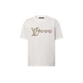 Lovers Embroidered White T-shirt
