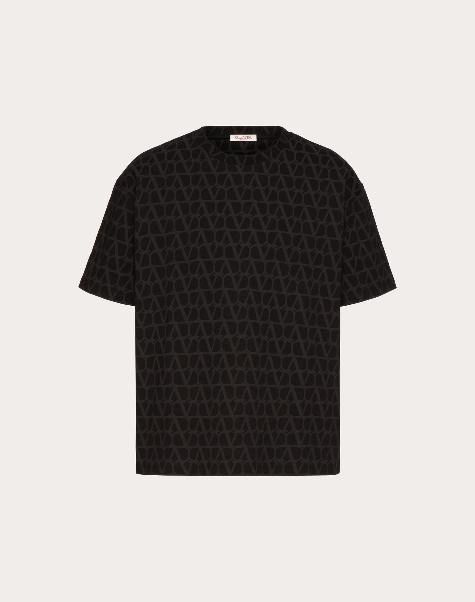 Cotton T-shirt with Toile Iconographe Print