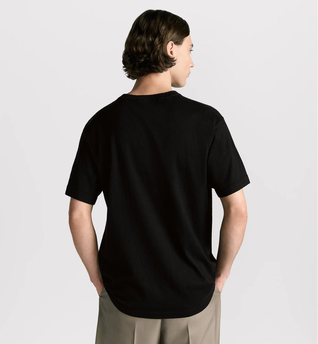 Icons Black Cotton Jersey T-shirt