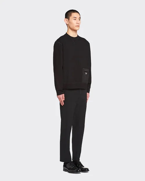 PRD Technical fabric Black Sweatshirt - Styledistrict