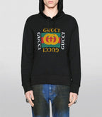 Vintage Logo Black Hoodie