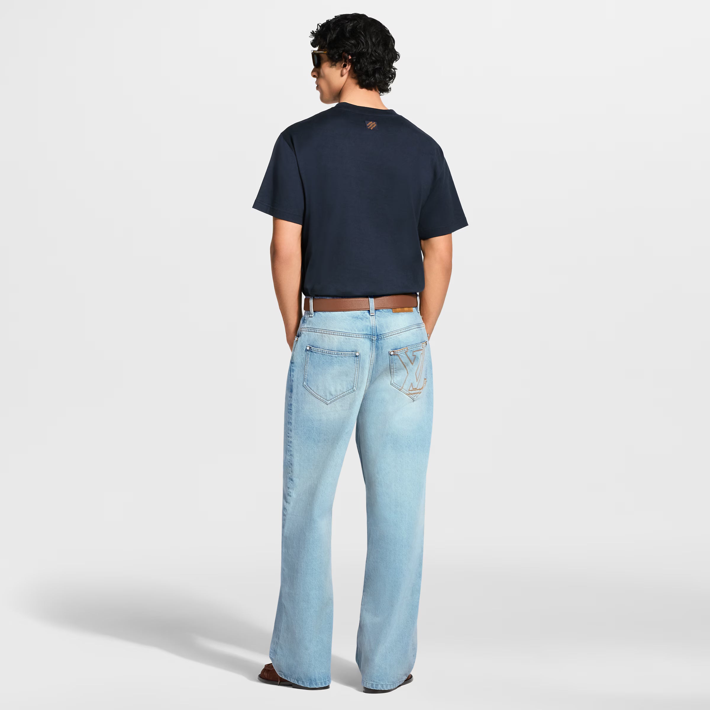 Denim Signature White T-shirt