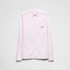 Light Pink Long-Sleeved Cotton Shirt